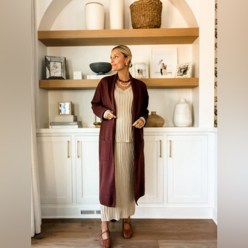 Women’s Long Sleeve Maxi Cardigan